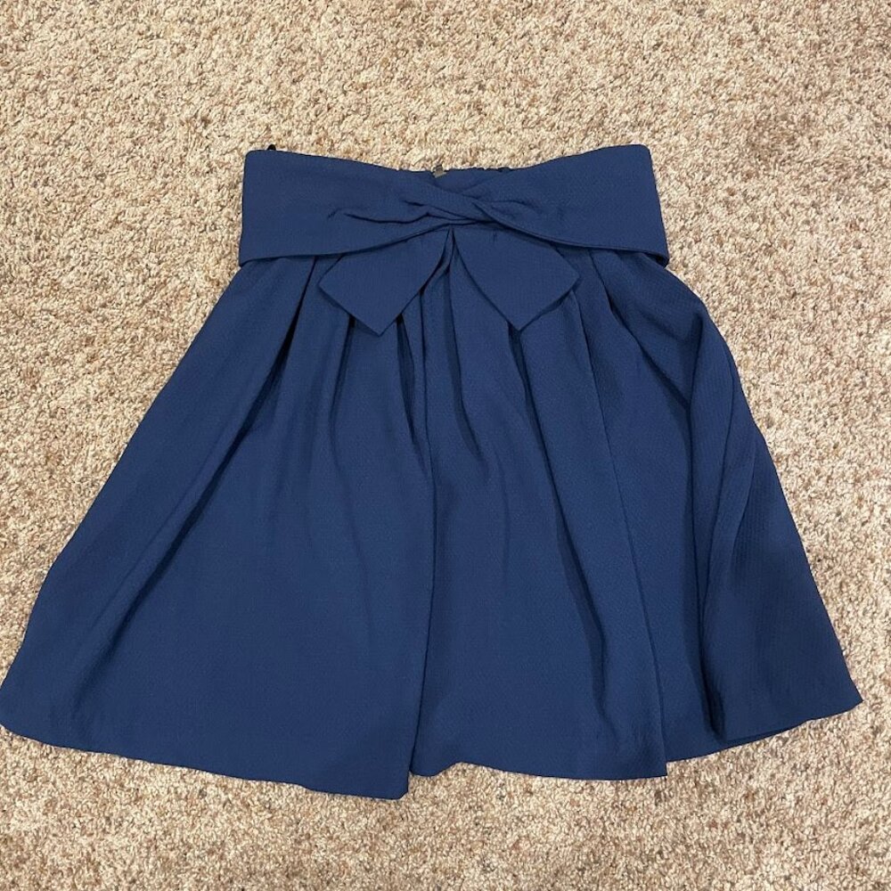 Cute Blue Bow Skirt